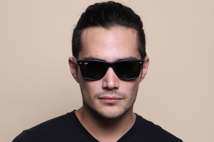 Ray-Ban RB2140F Original Wayfarer Asian Fit 901S Square Matte 