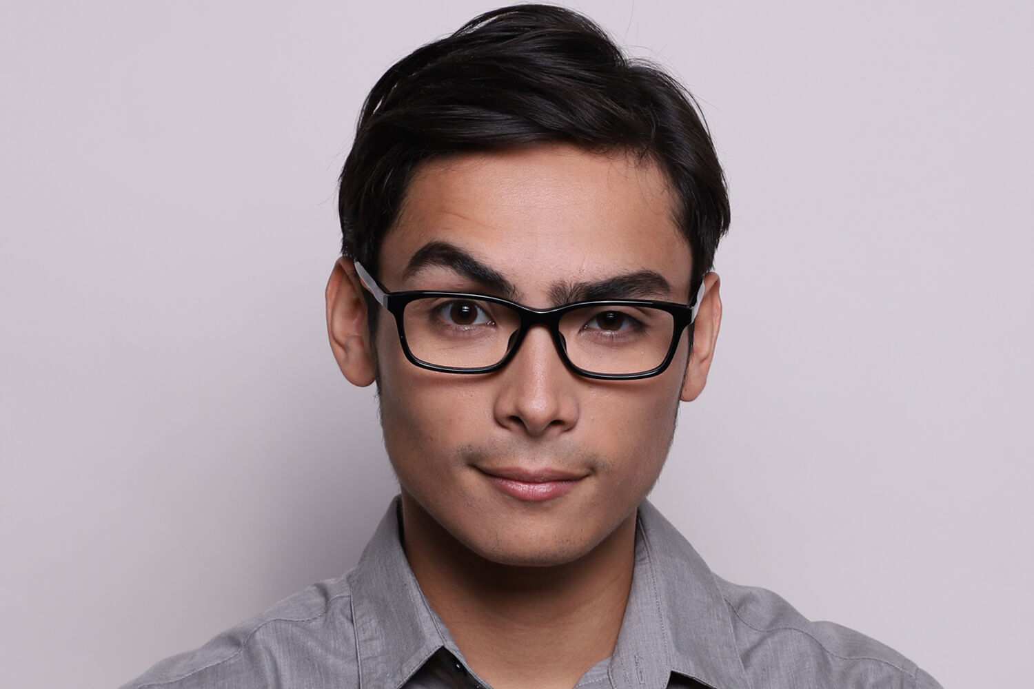 Ray-Ban RX5318D Asian Fit 2000 Rectangle Black Eyeglasses