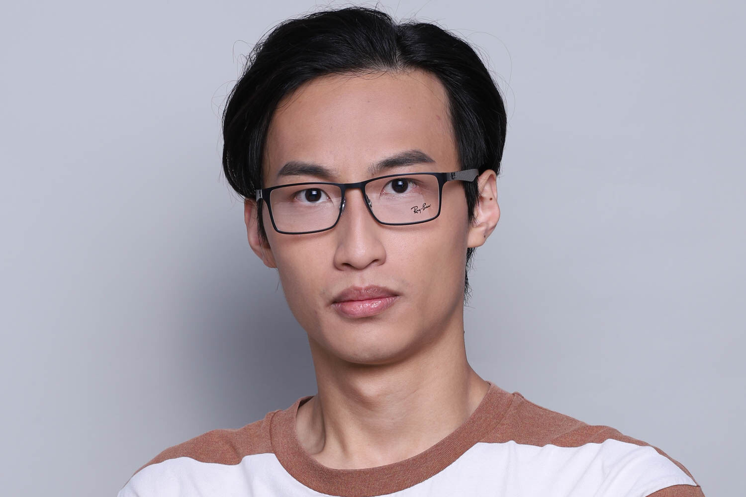 Ray-Ban RX8415 Carbon Fibre 2503 Square Matte Black Eyeglasses