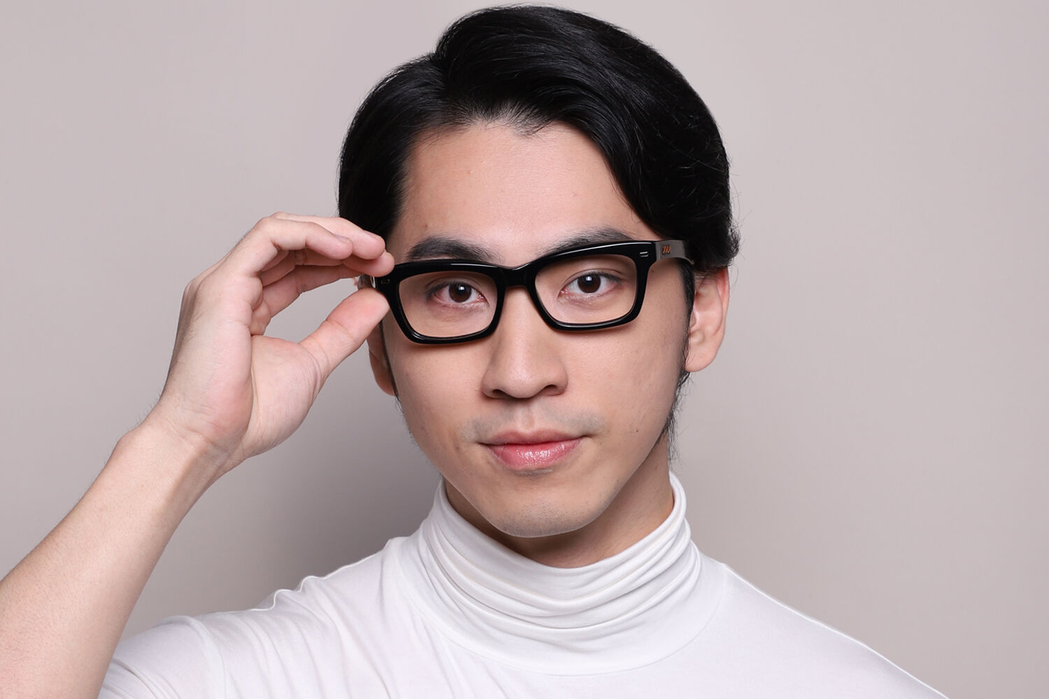 Ermenegildo Zegna ZC5006 001 Rectangle Black Eyeglasses