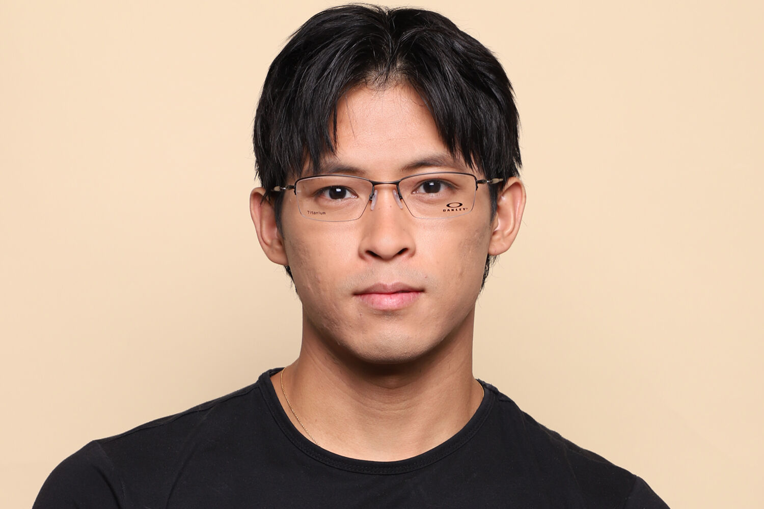 イケピー Oakley OX5113 LIZARD 511302 Rectangle Pewter Brown Eyeglasses