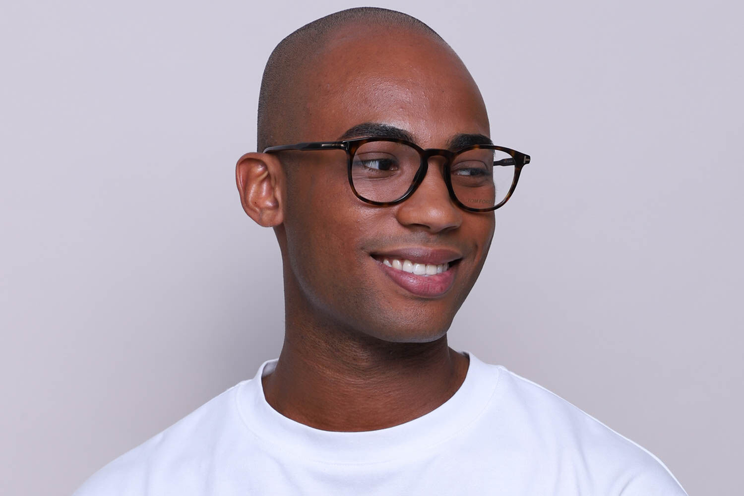 Tom Ford FT5401 052 Round Tortoise Eyeglasses | SmartBuyGlasses US