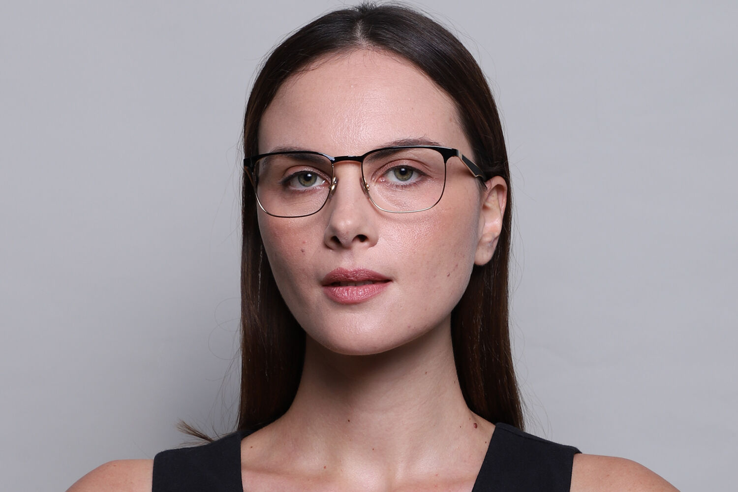 Ray-Ban RX6363 2890 Rectangle Gold/Black Eyeglasses