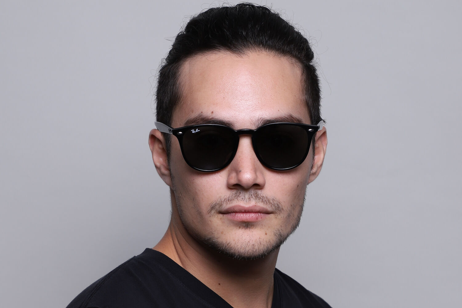RayBan RB4259F 601/71 ランナー Ray-Ban RB4259F Asian Fit 601/71 Oval Black Sunglasses
