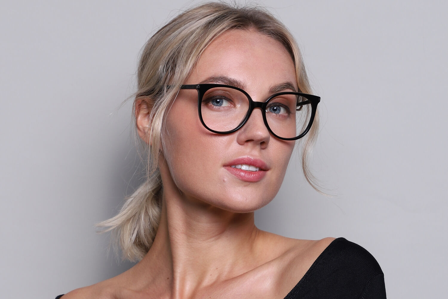 Saint Laurent SL 39 001 Oval Black Eyeglasses | SmartBuyGlasses US