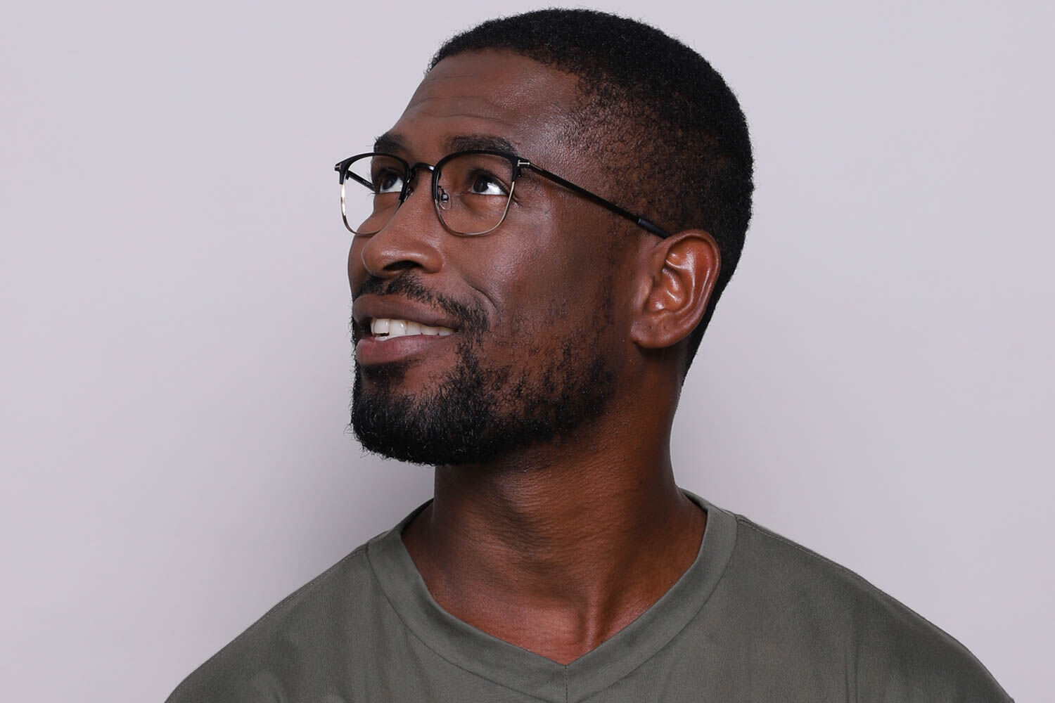 Tom Ford FT5453 002 Browline Black Eyeglasses | SmartBuyGlasses US