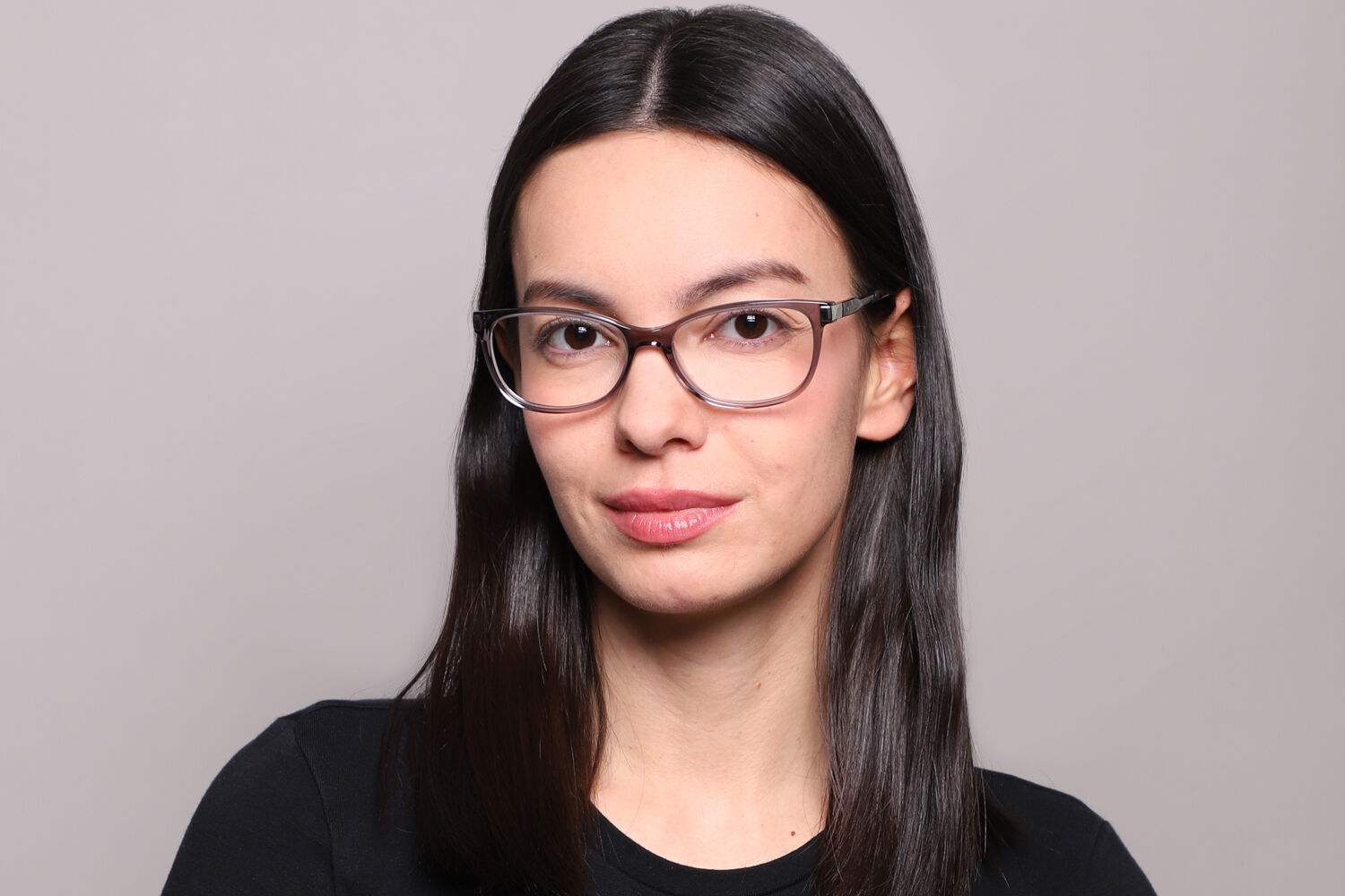 Longchamp LO2616 N 035 Square Transparent Grey Eyeglasses