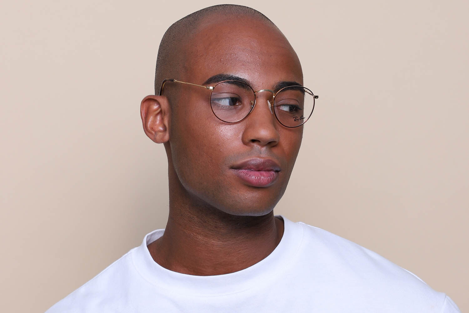 Ray-Ban RX3447V Round Metal 2945 Havana/Gold Eyeglasses