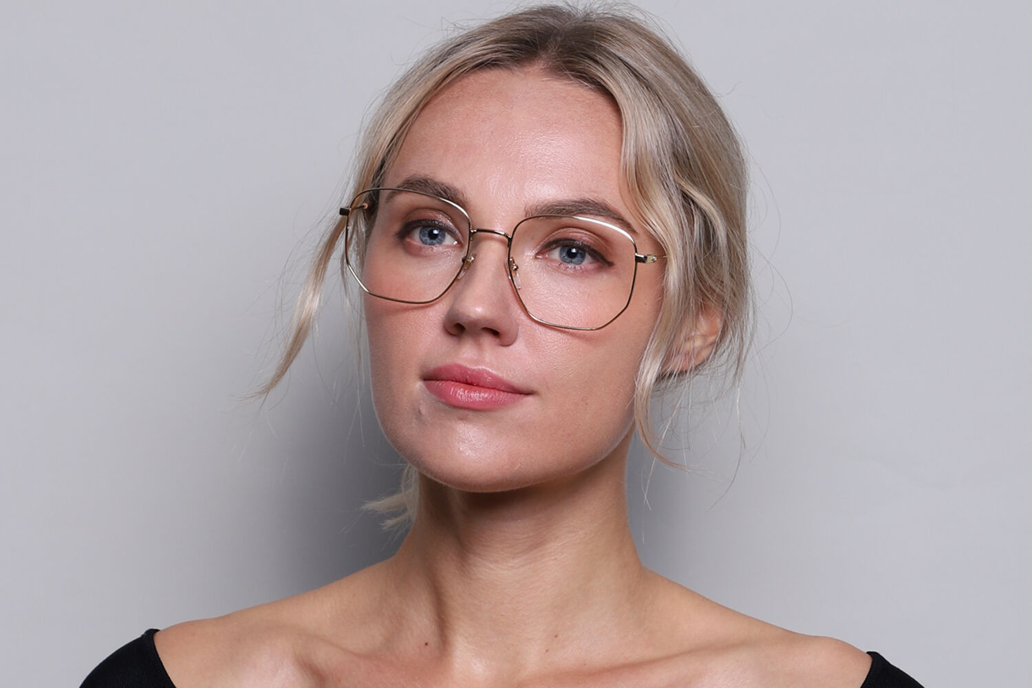 GUCCI GG0396S スクエアフレーム メタル サングラス Gucci GG0396S 001 Square Gold Eyeglasses | SmartBuyGlasses US