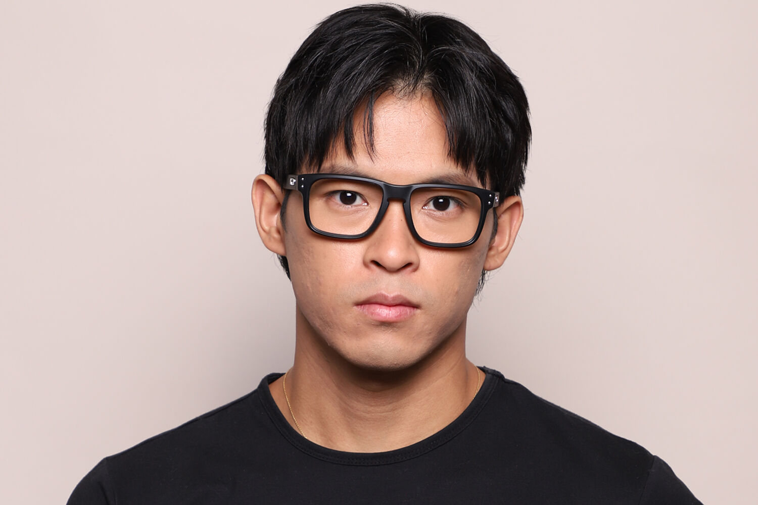 Oakley OX8156 HOLBROOK RX 815601 Rectangle Satin Black Eyeglasses