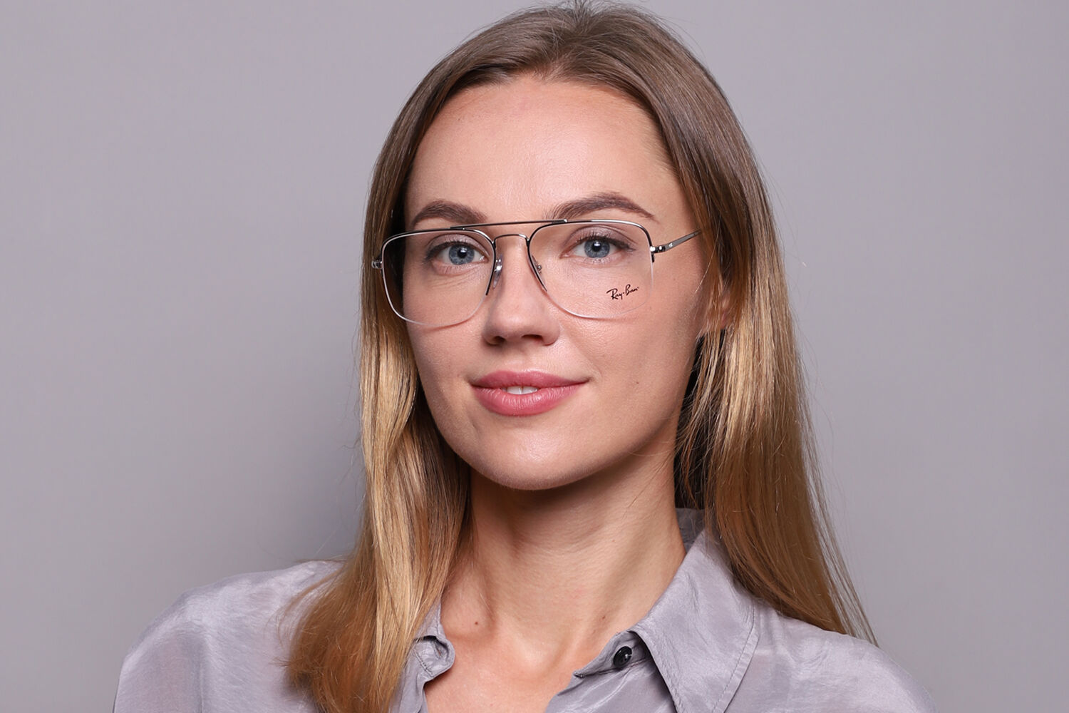 Ray-Ban RX6441 2501 Aviator Silver Eyeglasses | SmartBuyGlasses US
