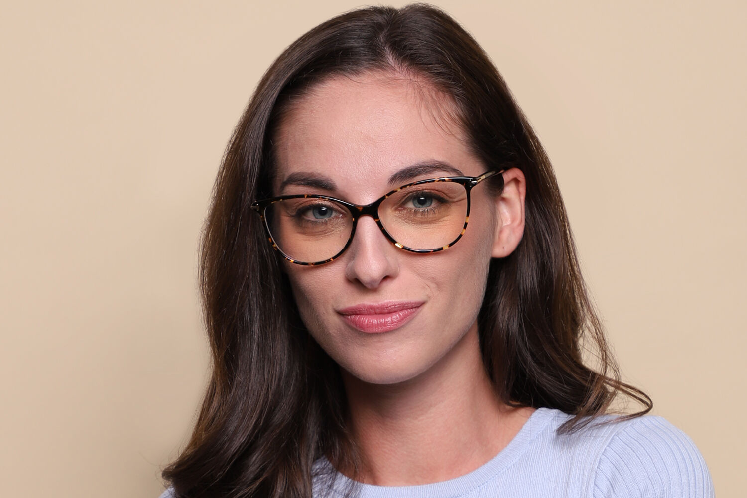 Tom Ford FT5616-B 056 Blue-Light Block Tortoise Eyeglasses