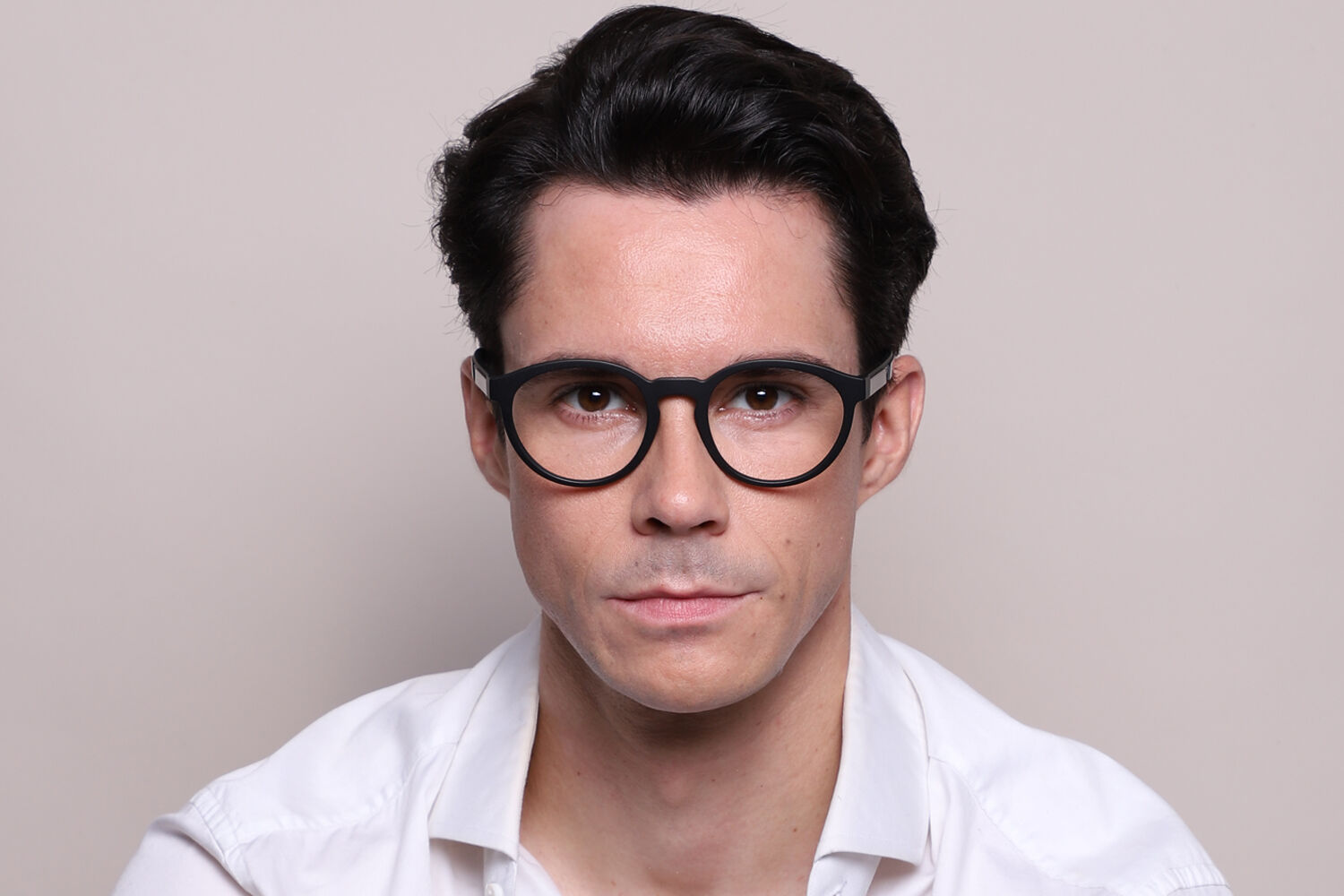 Emporio Armani EA4152 With Clip-On 58011W Oval Matte Black