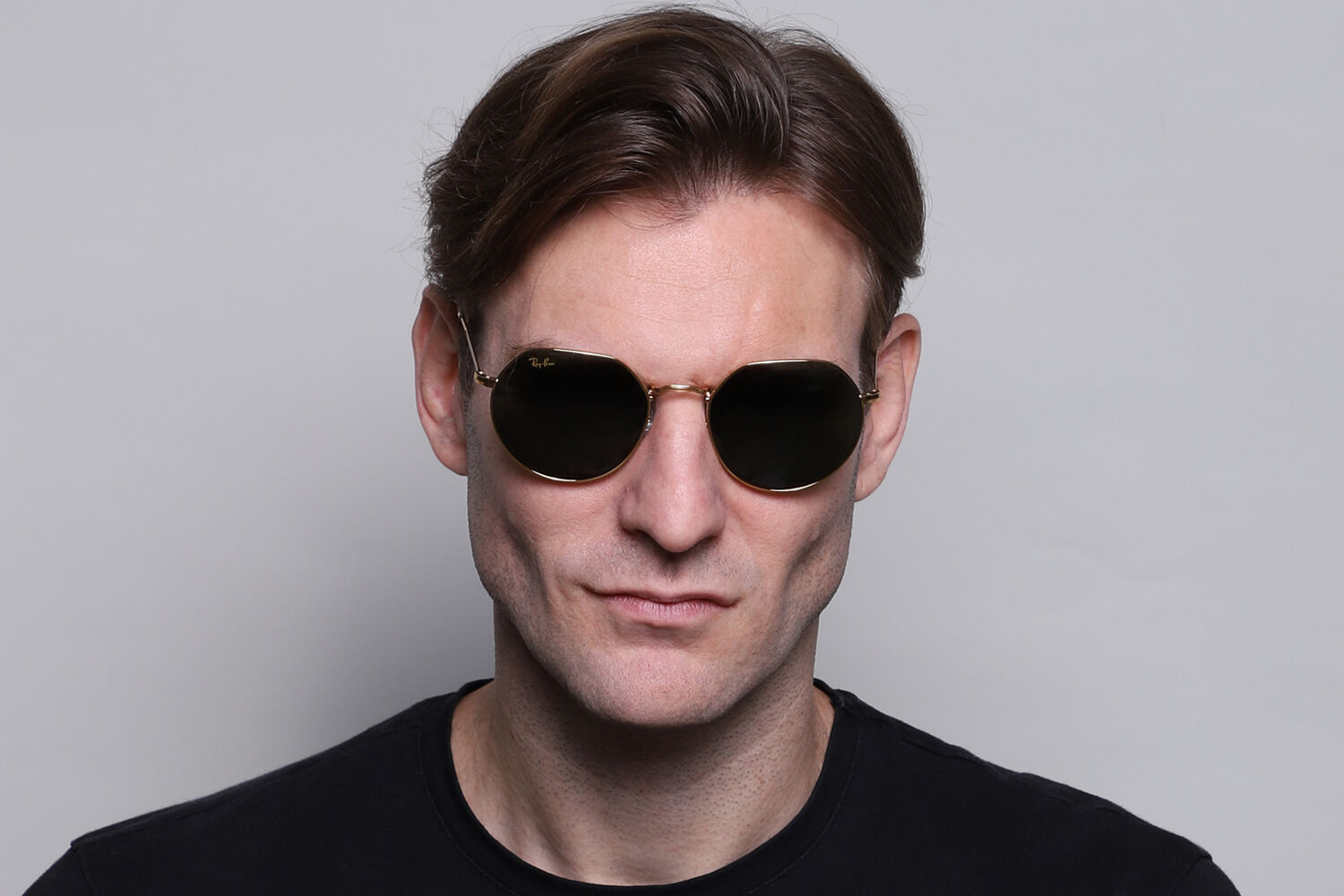 Ray-Ban RB3565 Jack 919631 Oval Gold Eyeglasses | SmartBuyGlasses US