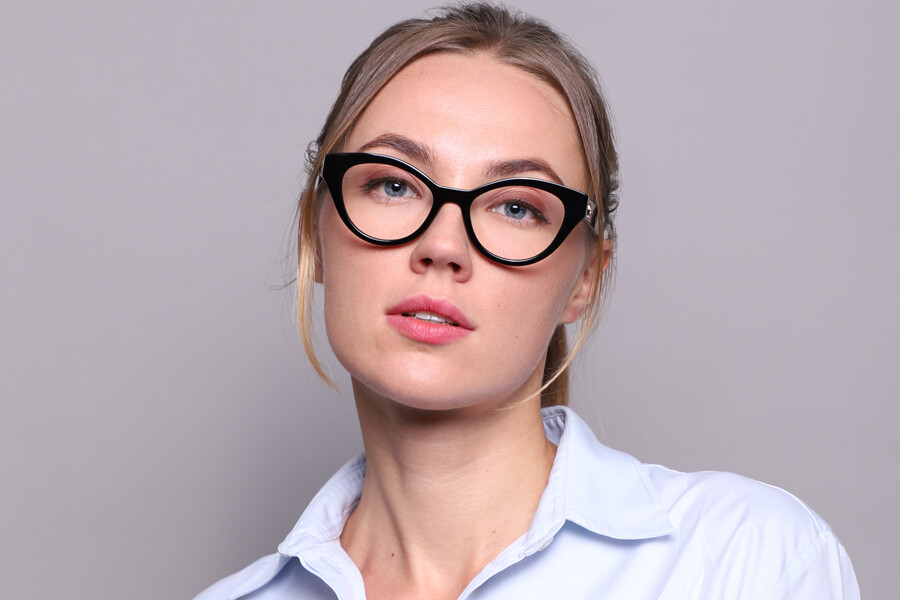 Gucci GG0959O 001 Cat Eye Black Eyeglasses | SmartBuyGlasses US display picture 1