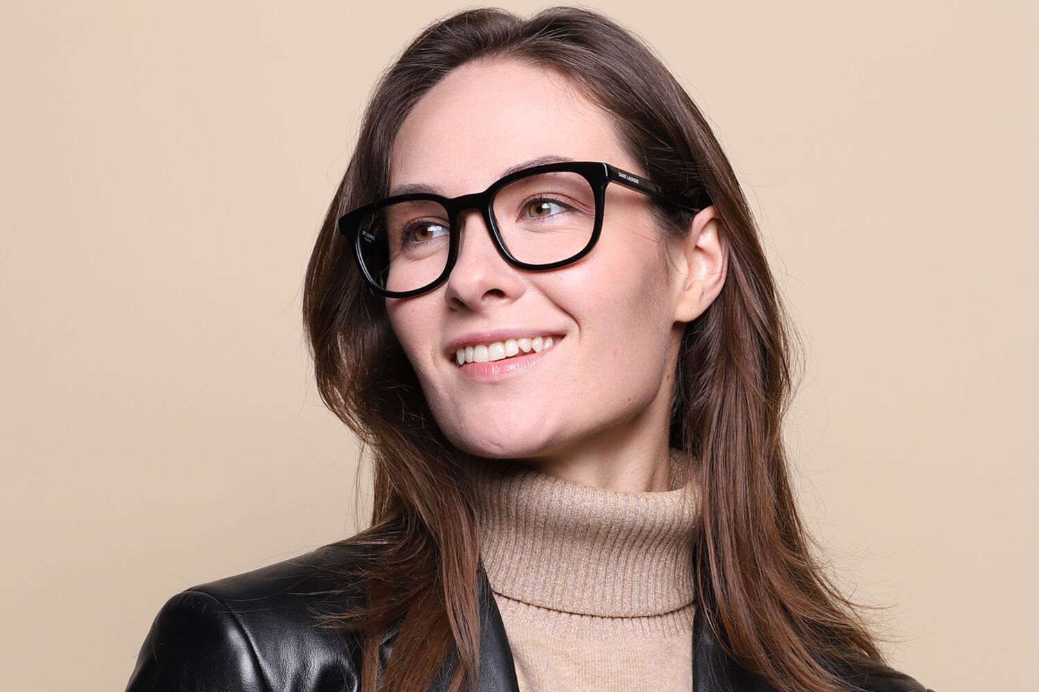 Saint Laurent SL 459 001 Square Black Eyeglasses | SmartBuyGlasses US