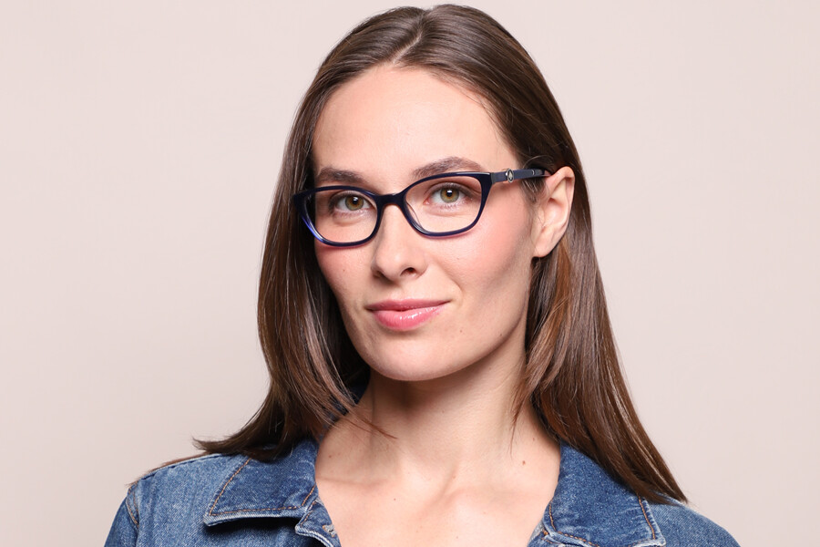 Kate Spade Emmalee PJP Square Transparent Blue Eyeglasses  display picture 1