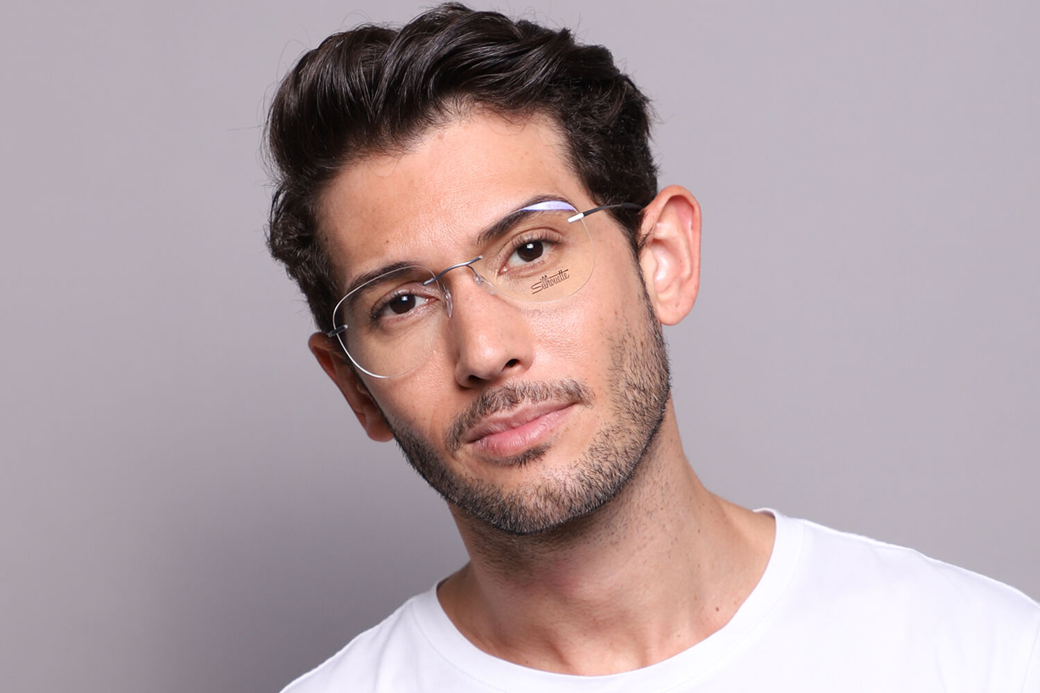 Silhouette 5541/LB 6760 Ruthenium Grey Eyeglasses | SmartBuyGlasses US