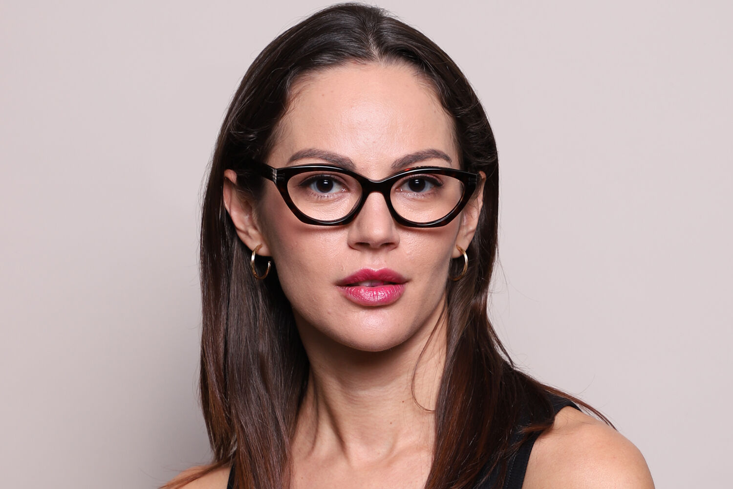 Marc Jacobs MJ 1015 KRZ Cat Eye Shiny Tortoise Eyeglasses
