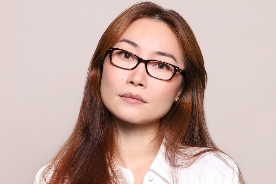 Coach HC6054 ELISE 5001 Square Dark Tortoise Eyeglasses  display picture 1