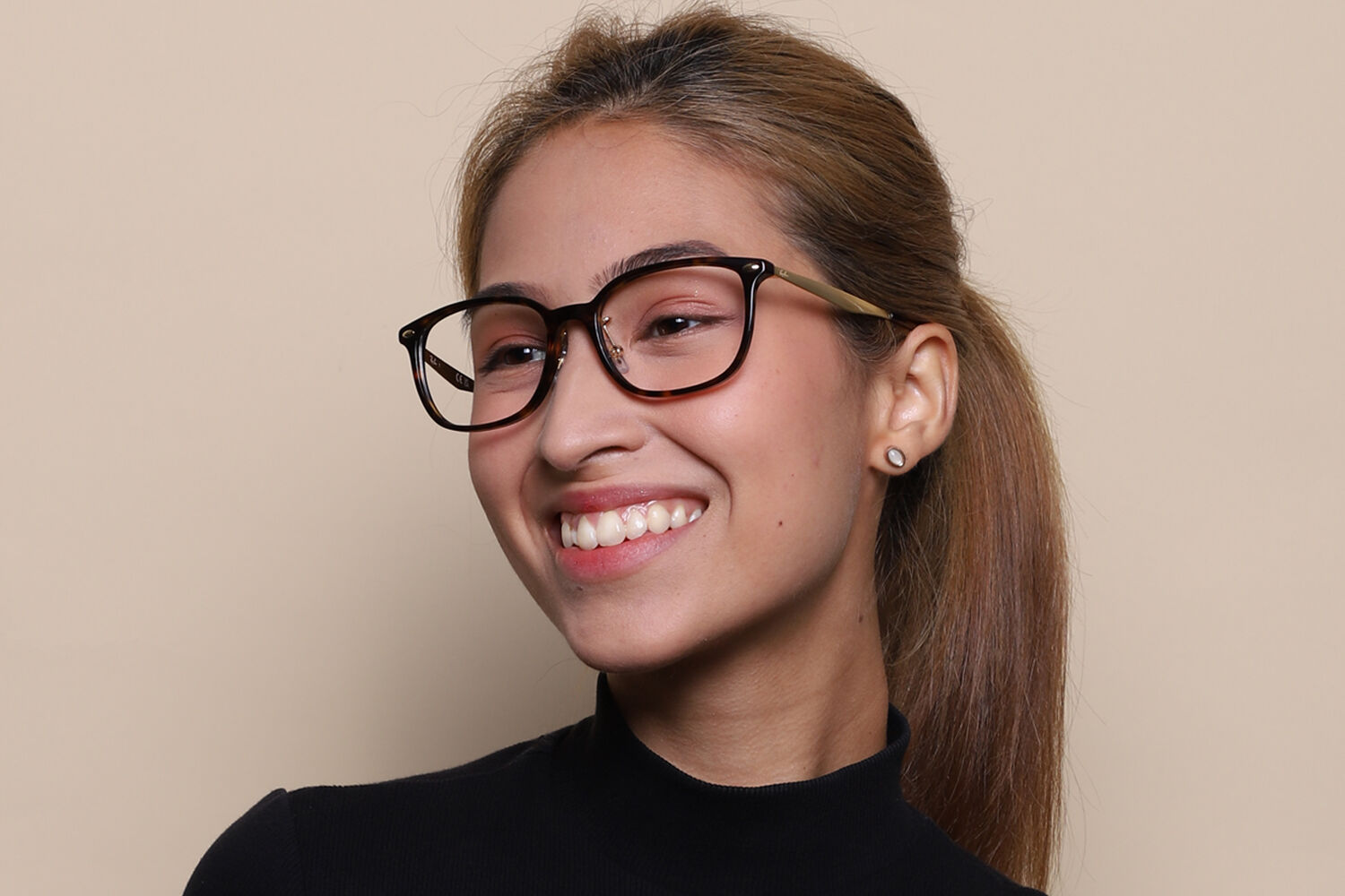 Ray-Ban RX5403D Asian Fit 2012 Shiny Havana Eyeglasses