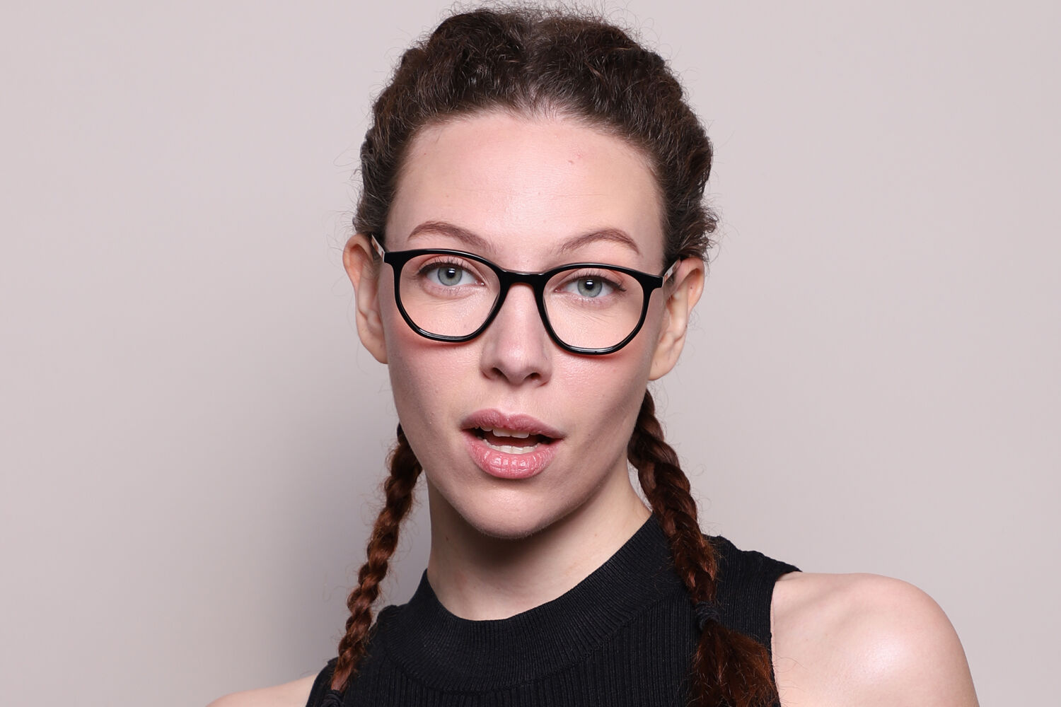 Levi's LV 1002 807 Square Black Eyeglasses | SmartBuyGlasses US