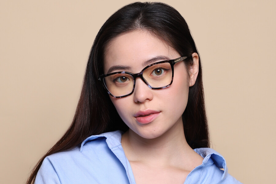 Tom Ford FT5812-B 055 Blue-Light Block Cat Eye Tortoise  display picture 1