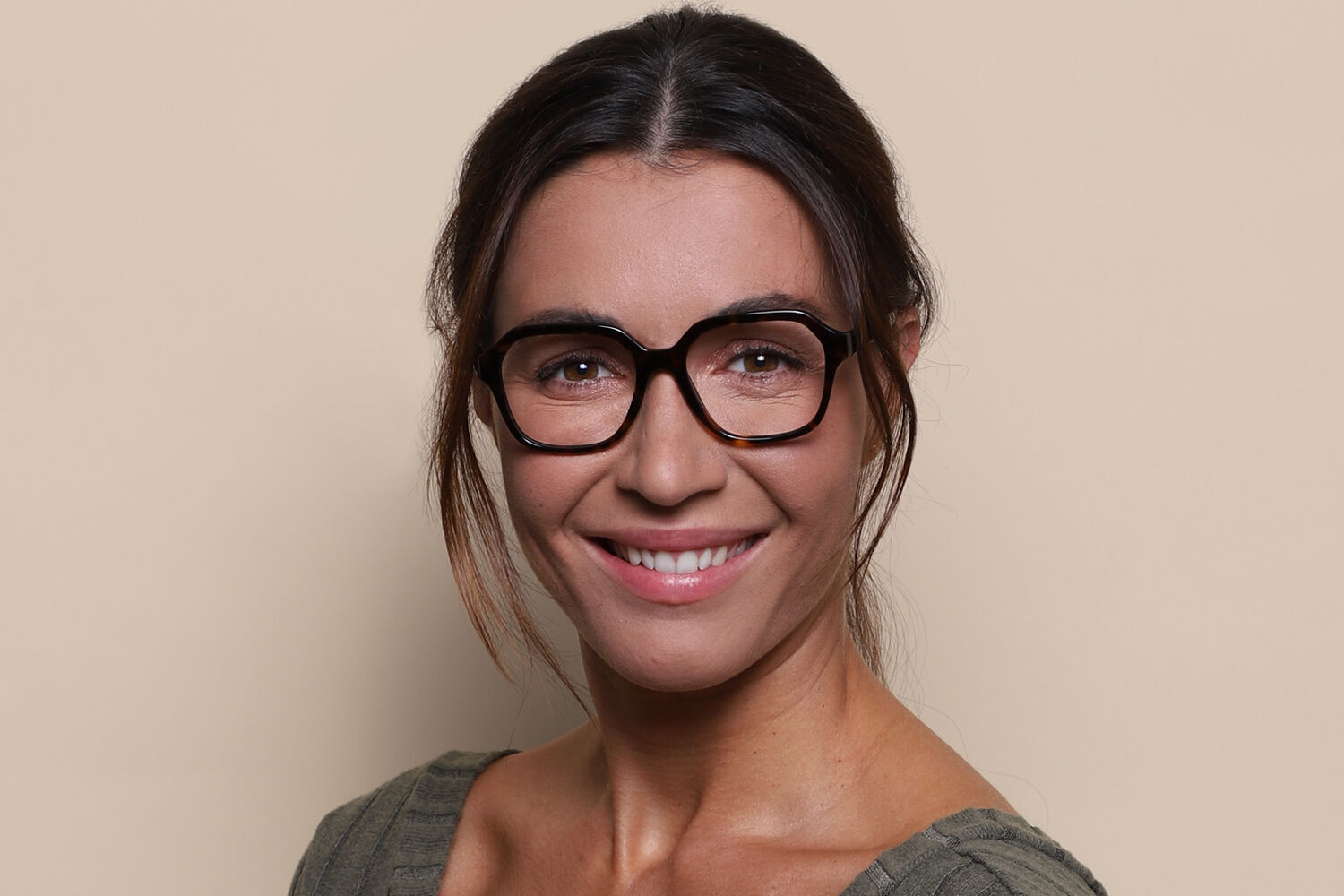Burberry BE2358 ISABELLA 3002 Square Dark Havana Eyeglasses