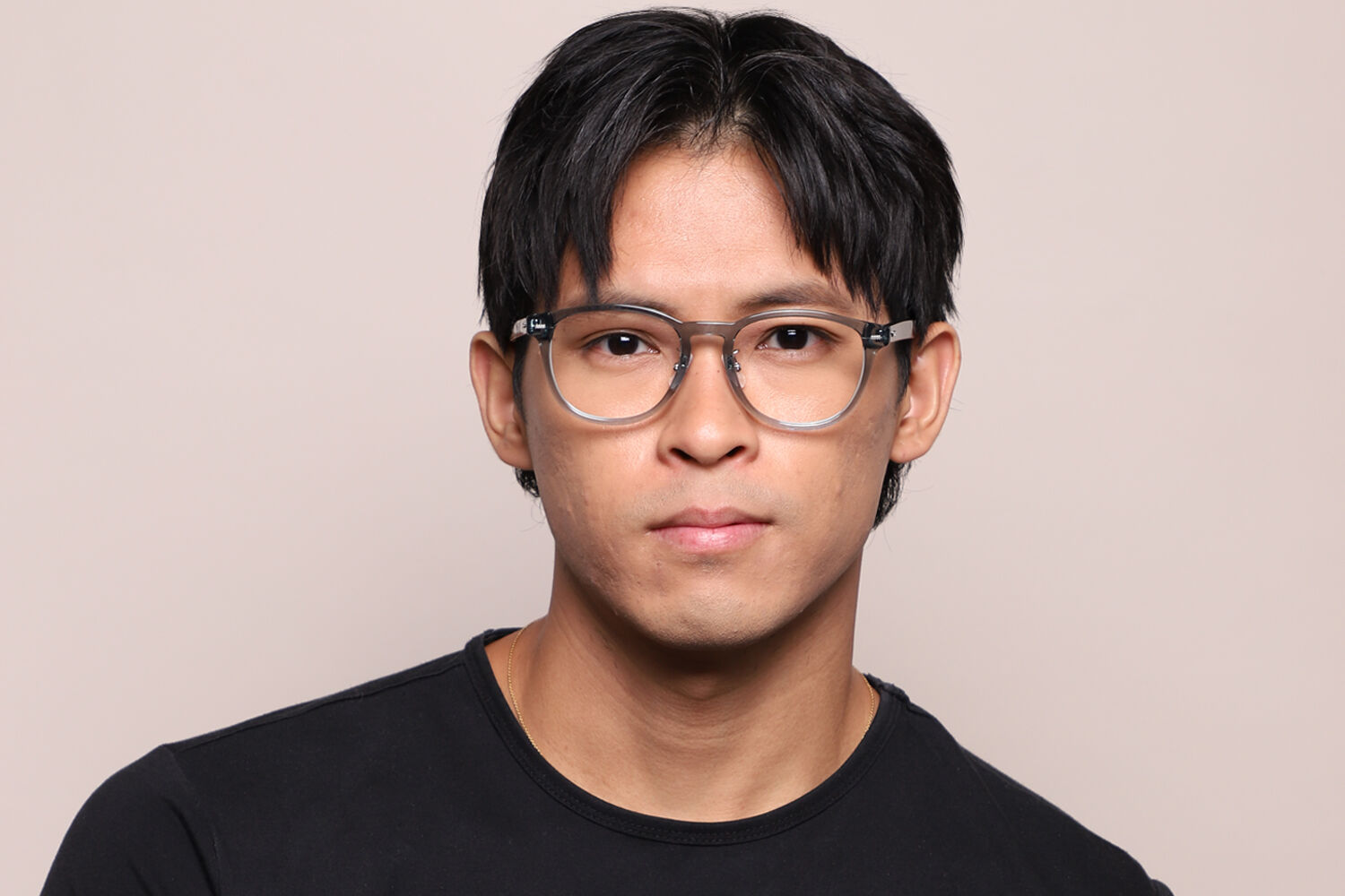Boss 1479/F Asian Fit PJP Transparent Teal Blue Eyeglasses