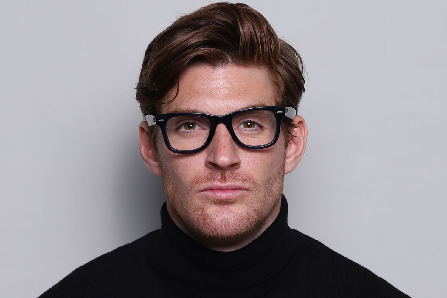 Ray-Ban RX4340V Wayfarer Ease 8223 Square Transparent Dark Blue
