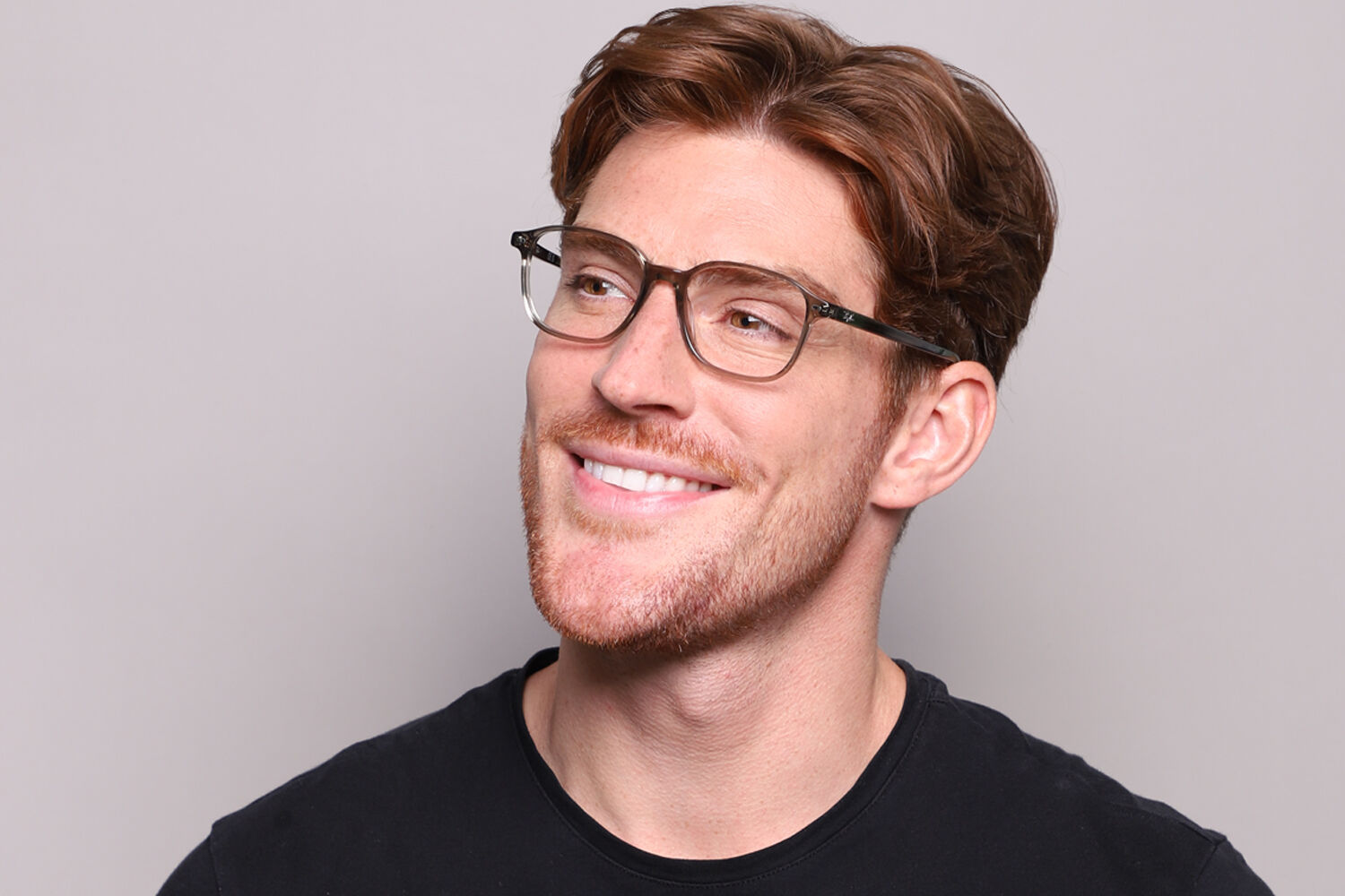 Ray-Ban RX5393 Leonard 8178 Transparent Green Eyeglasses