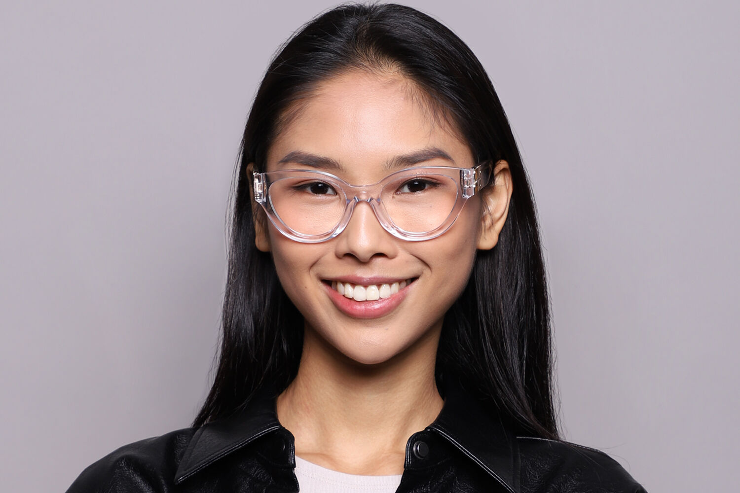 Miu Miu MU01VV 2AZ1O1 Cat Eye Clear Eyeglasses | SmartBuyGlasses US