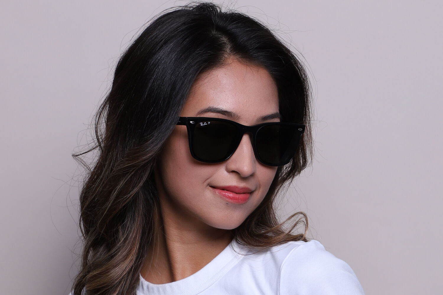 Ray-Ban RB4391D Asian Fit 601/9A Square Black Sunglasses