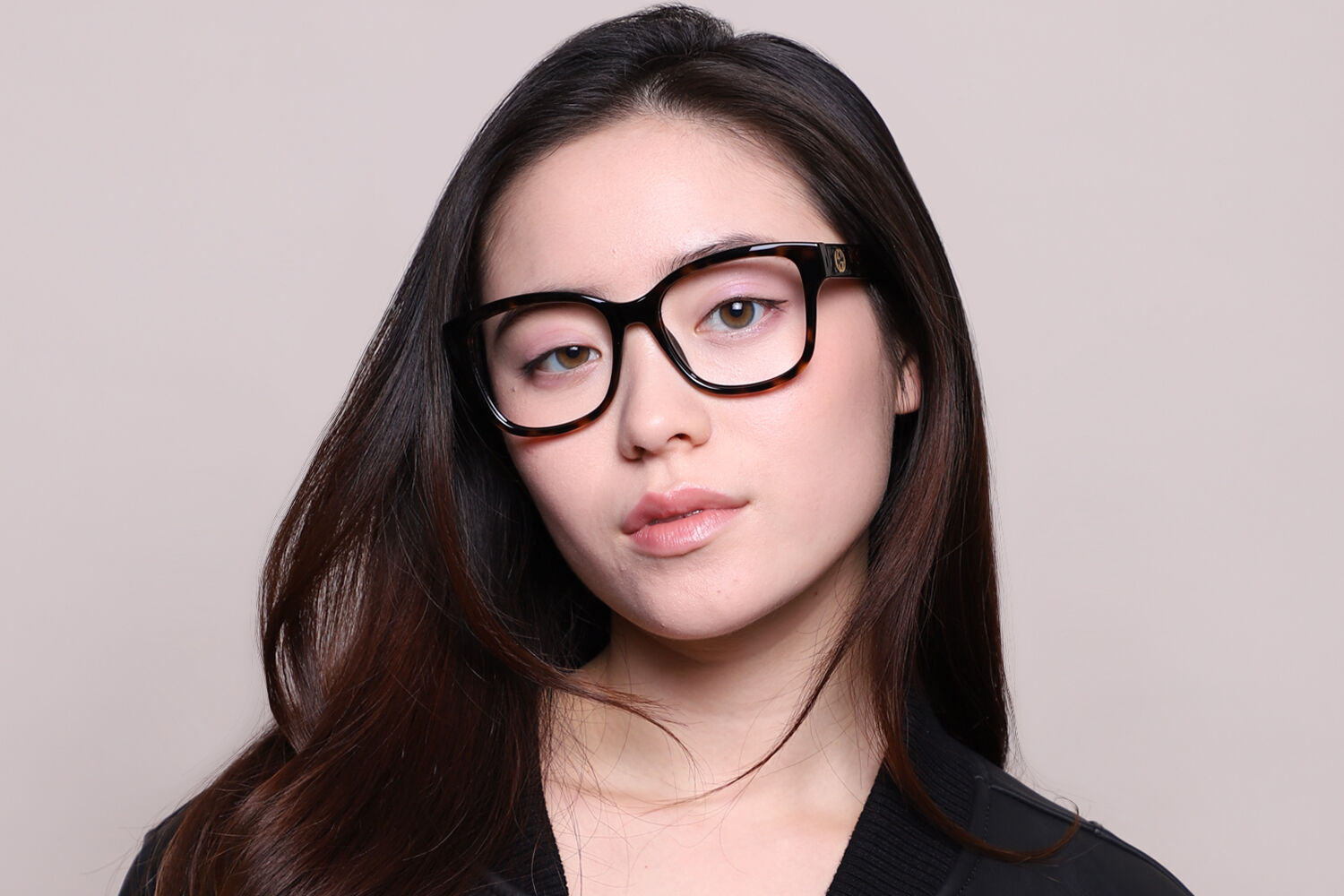 Gucci GG1340O 002 Square Tortoise Eyeglasses | SmartBuyGlasses US