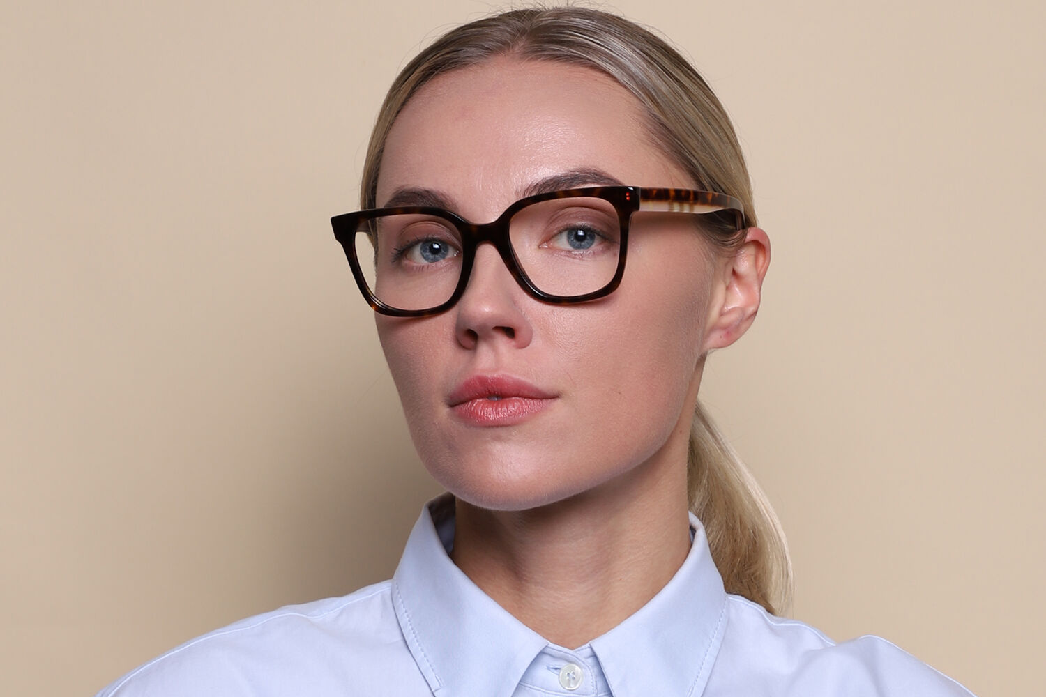 Burberry BE2347 EVELYN 4075 Square Dark Tortoise Eyeglasses