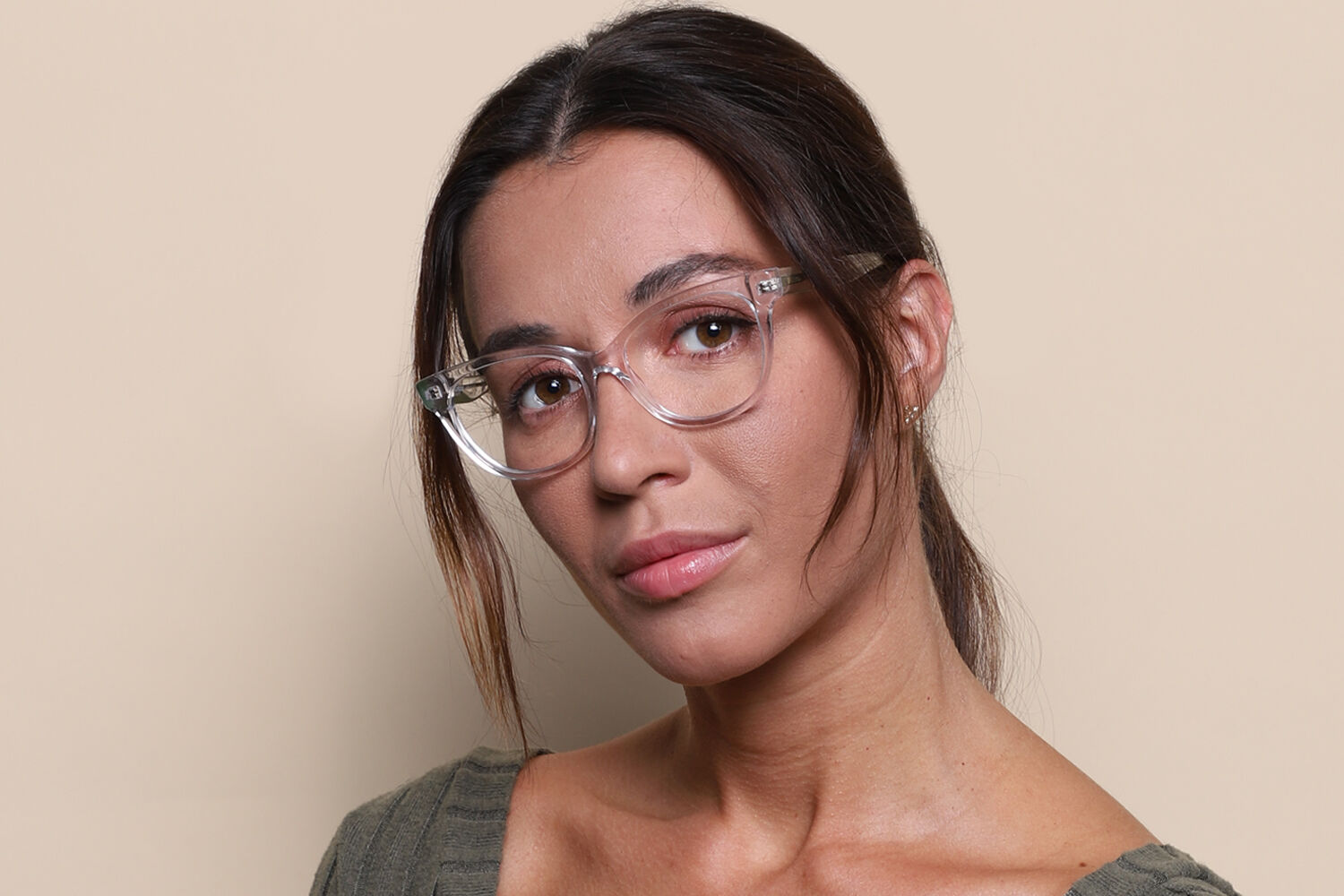 Burberry BE2375 EVELYN 3024 Cat Eye Clear Eyeglasses