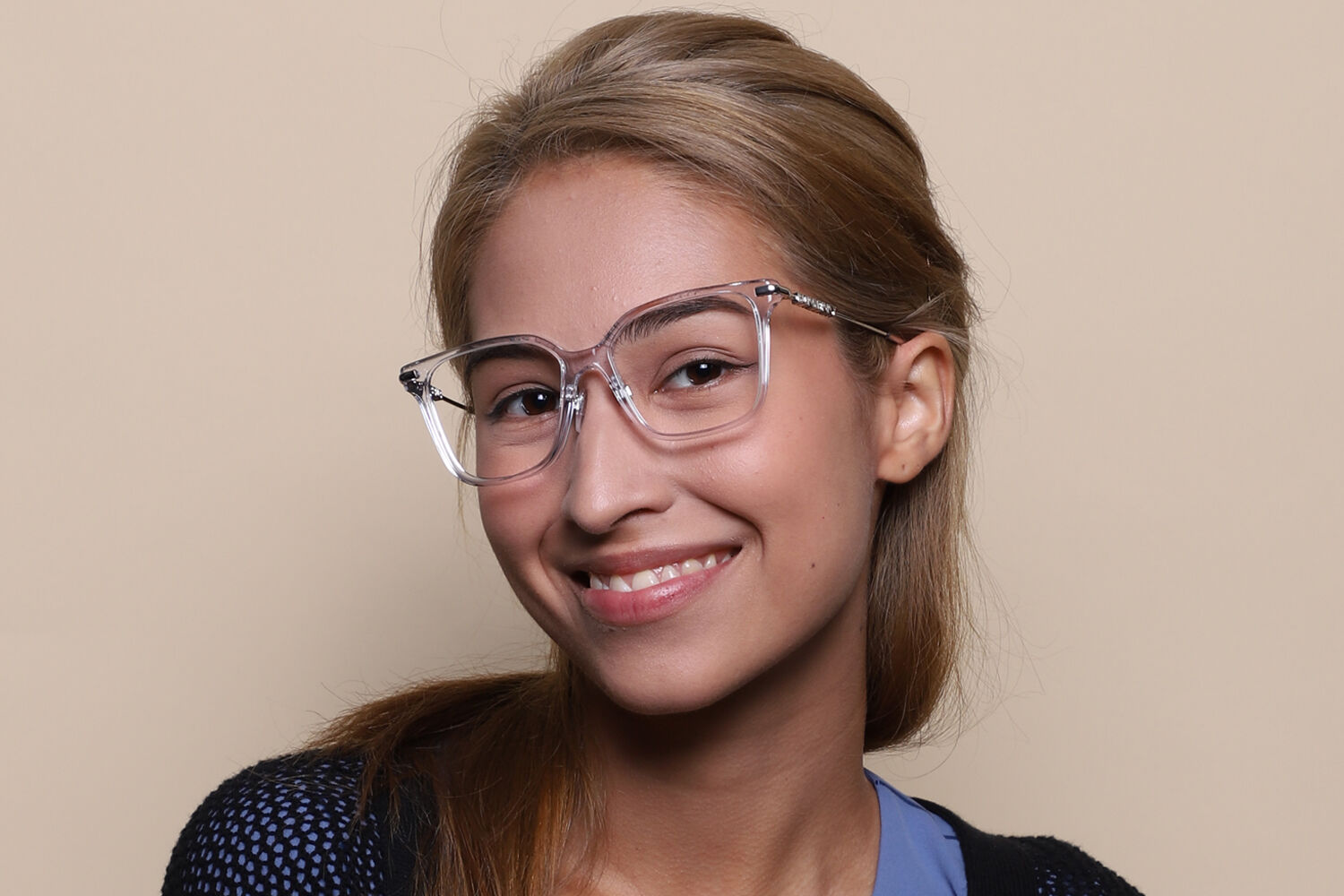 Burberry BE2376 ELIZABETH Asian Fit 3024 Clear Eyeglasses