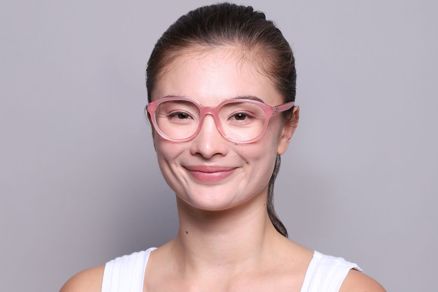 Coach HC6209U Asian Fit 5743 Frosted Pink Eyeglasses