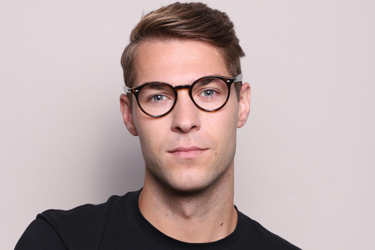 レイページ Ray-Ban RB2180 710/M1 Oval Dark Tortoise Eyeglasses
