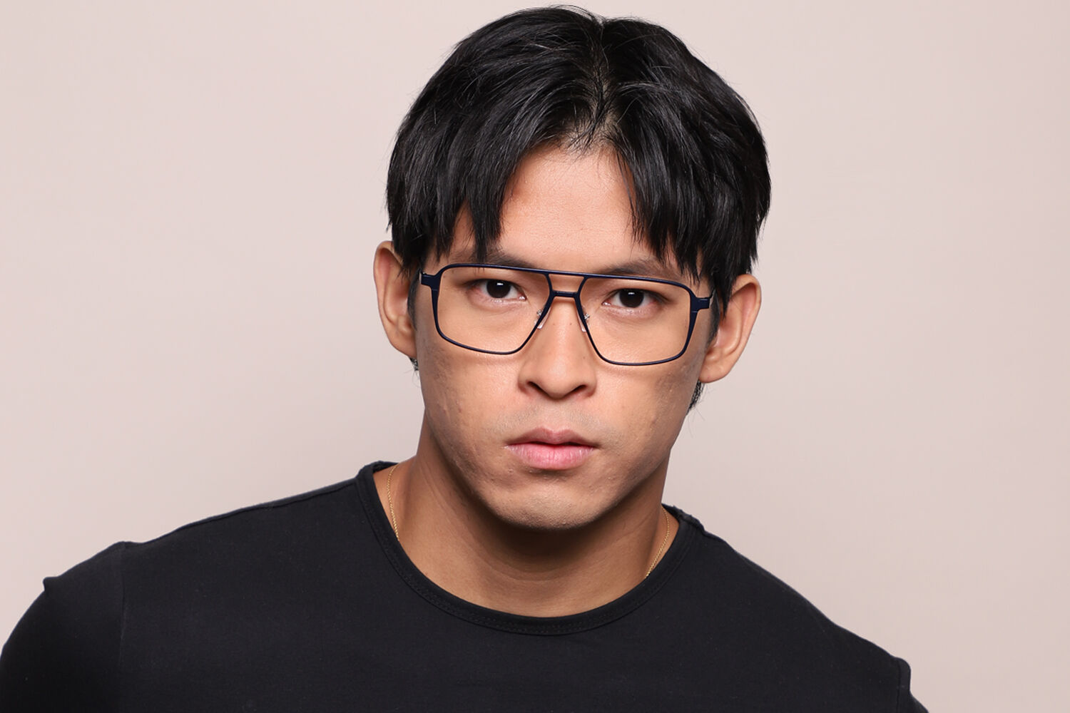 Zeiss ZS23123SLP With Clip-On 403 Pilot Satin Blue Eyeglasses