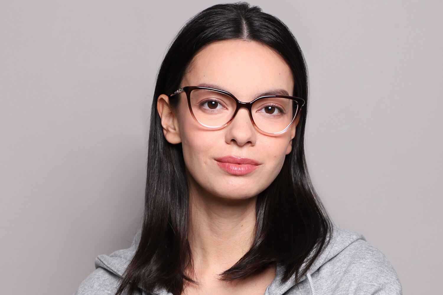 Longchamp LO2722 203 Square Transparent Faded Brown Eyeglasses