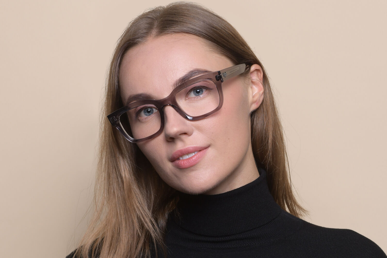 Ray-Ban RX7217 Chad 8263 Transparent Grey Eyeglasses