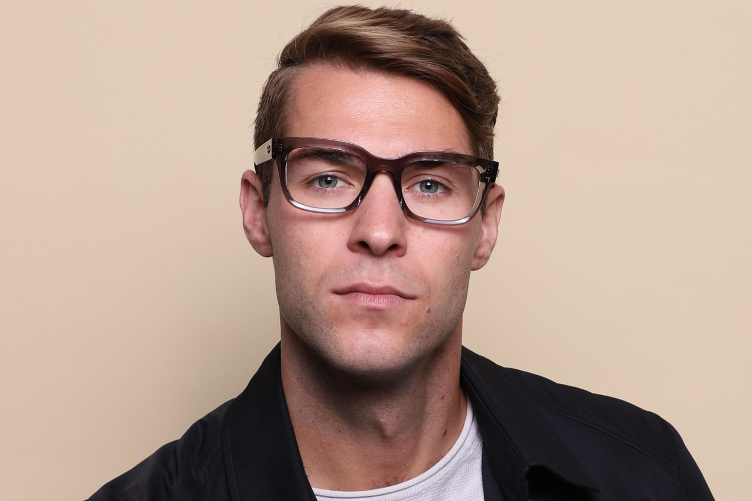 Ray-Ban RX7217 Chad 8263 Rectangle Transparent Grey Eyeglasses