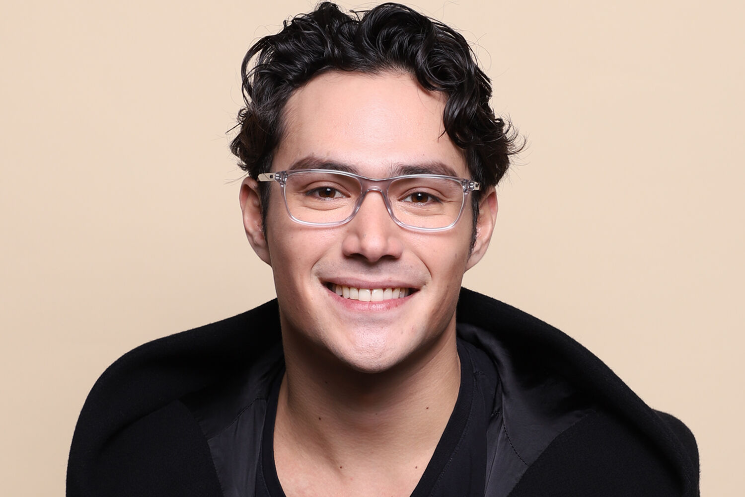 Boss 1570 KB7 Square Transparent Grey Eyeglasses | SmartBuyGlasses US