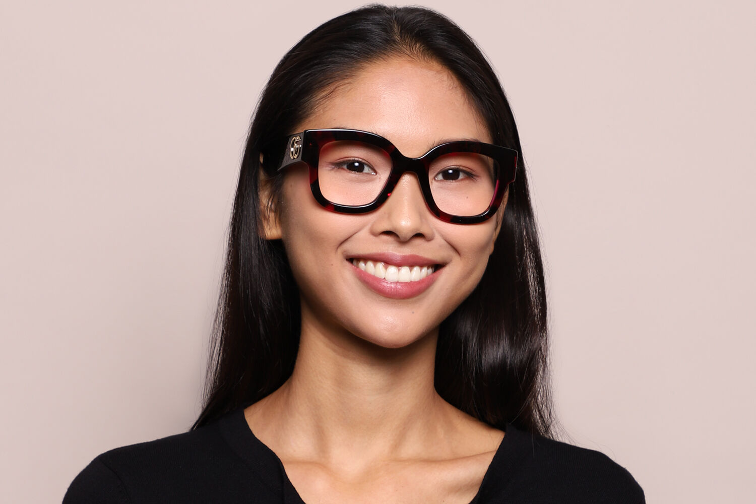 Gucci GG1423O 003 Tortoise Eyeglasses | SmartBuyGlasses US