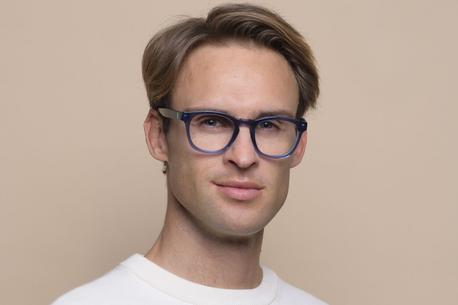 Polo Ralph Lauren PH2258 6092 Square Transparent Blue Eyeglasses