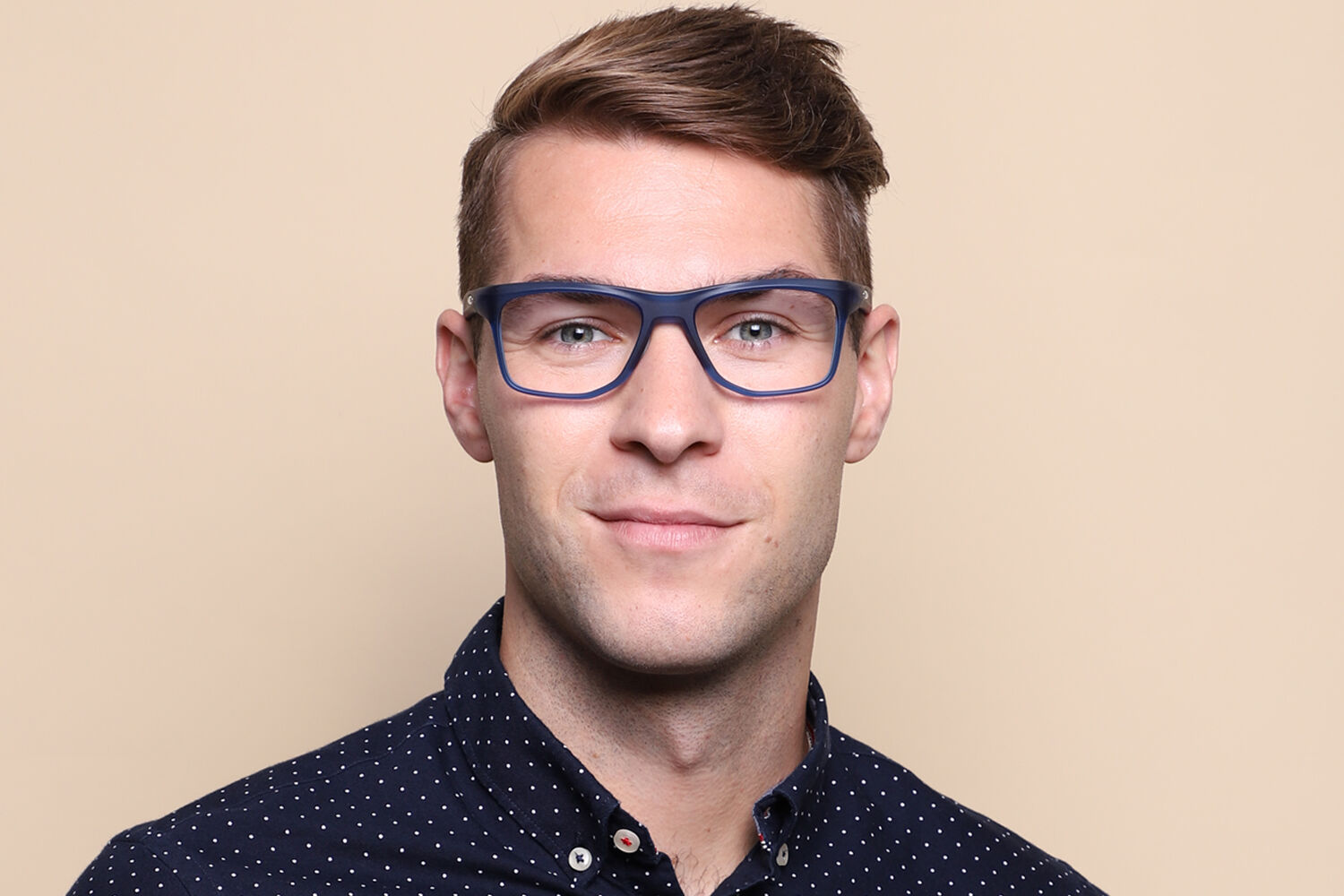 Oakley OX8144 KNOLLS 814403 Rectangle Satin Transparent Blue