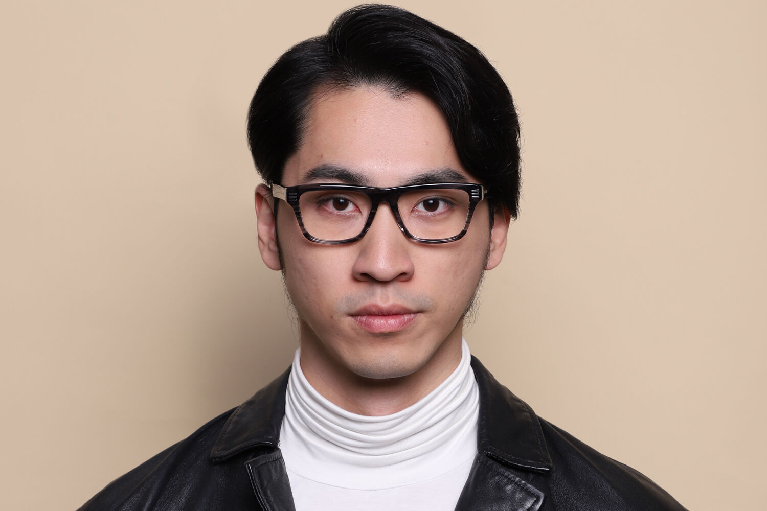 Burberry BE2387 4097 Square Transparent Grey Horn Eyeglasses