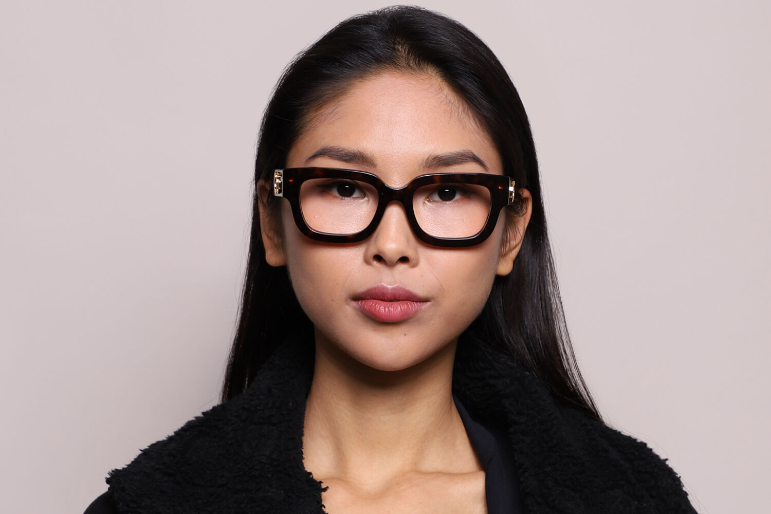 Gucci GG1548O 005 Square Tortoise Eyeglasses | SmartBuyGlasses US