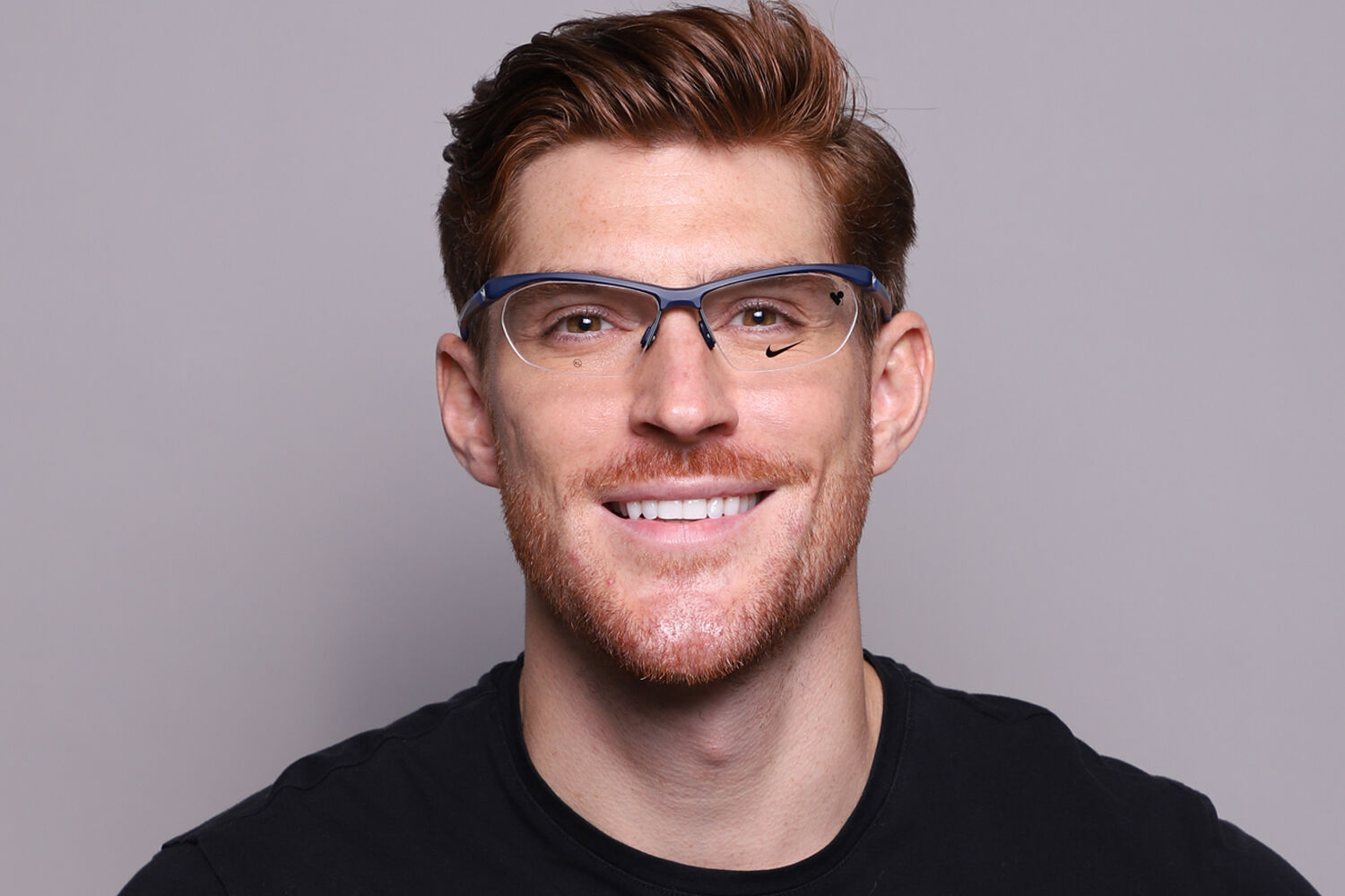 Nike 7401 410 Matte Midnight Navy Blue Eyeglasses | SmartBuyGlasses US